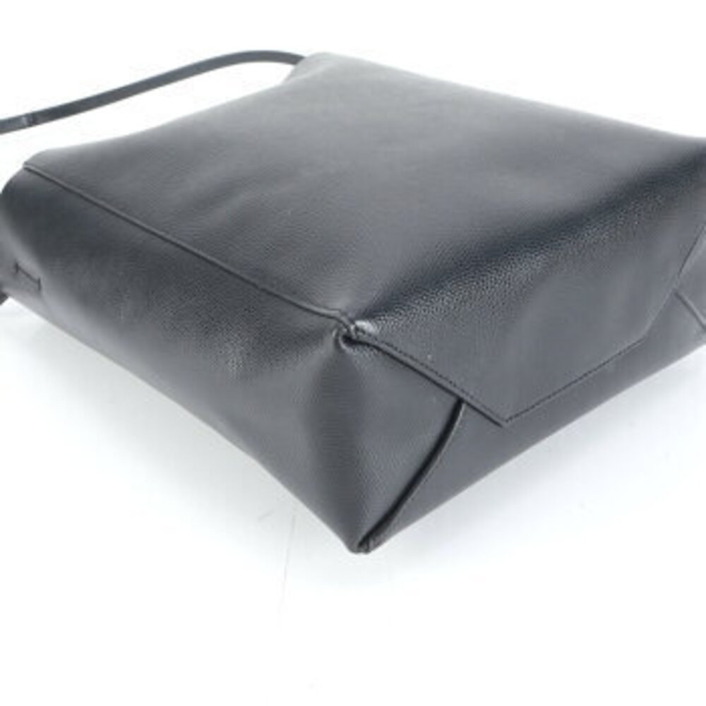 Celine Vertical Cabas leather shoulder bag crossbody handbag black - Picture 4 of 10